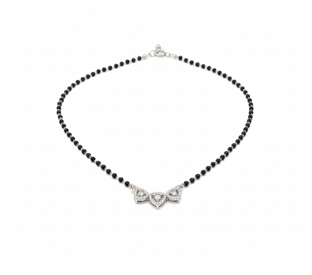 Silver Modern Mangalsutra
