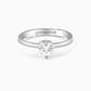 Silver passionate love ring