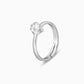 Silver passionate love ring