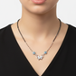 Silver Evil Eye Mangalsutra