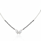Silver butterfly-inspired take on the classic Mangalsutra,