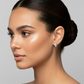 Sparkling Silver Pave Butterfly Stud Earrings