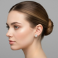 Silver Dazzling Pave Crystal Star Stud Earring (Copy)