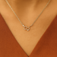 Elegant silver geometric design