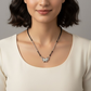 Silver butterfly-inspired take on the classic Mangalsutra,