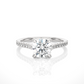 Solitaire With Accent Ring