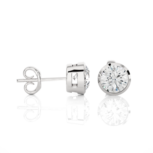 Bezel Earrings