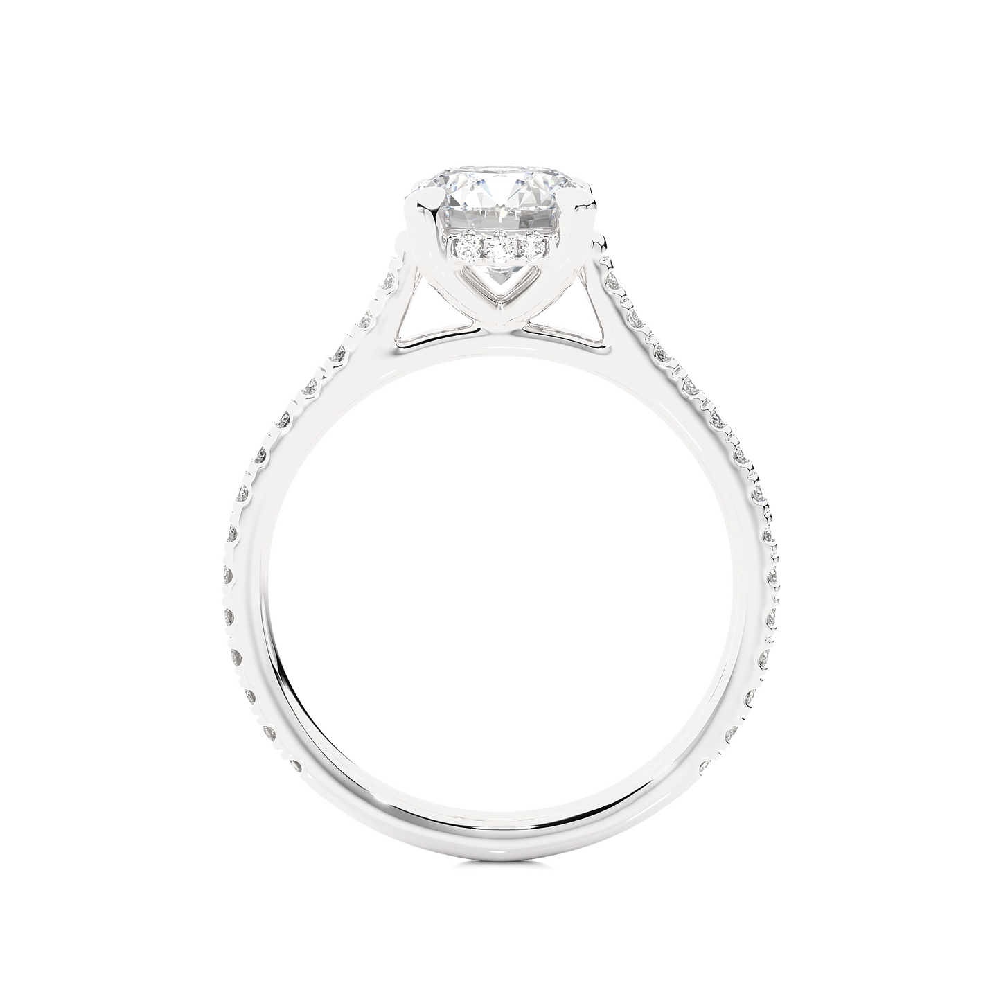 Solitaire With Accent Ring