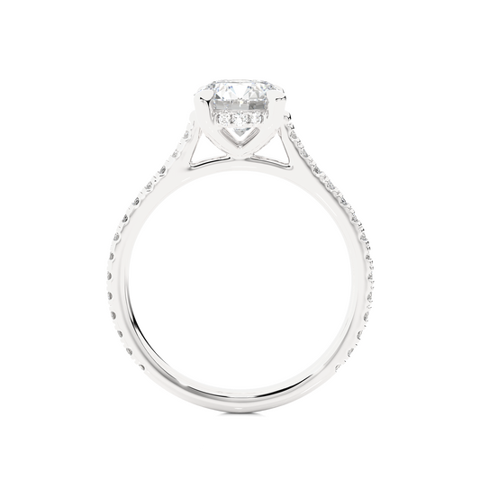 Solitaire With Accent Ring