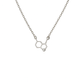 Elegant silver geometric design