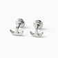Minimalist Anchor Stud Earrings