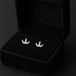 Minimalist Anchor Stud Earrings