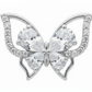 Silver butterfly-inspired take on the classic Mangalsutra,